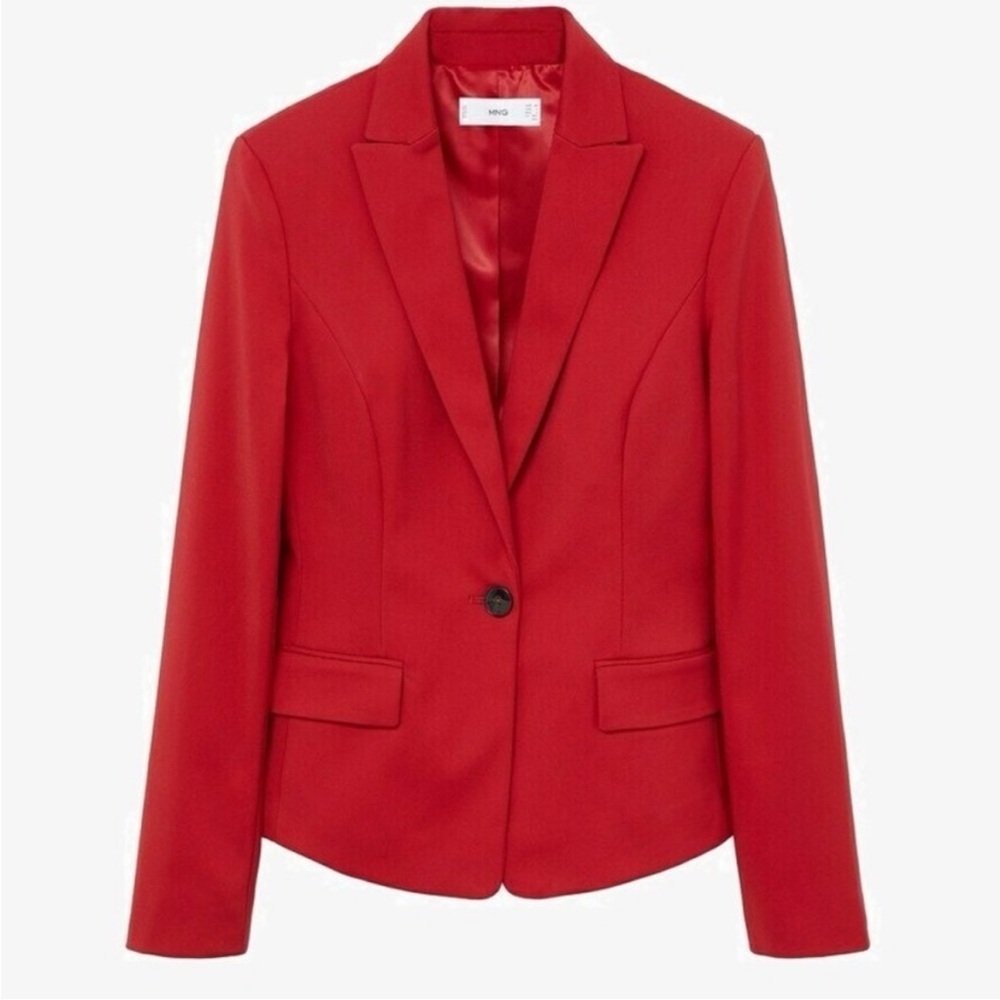 MNG red blazer